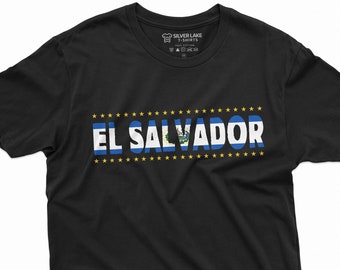 El Salvador T-Shirt El Salvador Patriotic Shirt El Salvador National Tee El Salvadorian Gifts El Salvadorian Friend Gift El Salvador Tee