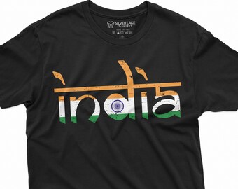 India Patriotic Shirt India National Flag Tee India Lover T Shirt India T-Shirt Indian Friend Gift India Traveler Shirt Indian Gift Ideas