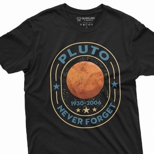 Pluto, glöm aldrig 1936-2006, universum, trendig vetenskap, astronomi, present, retro, rymd, estetisk, universum