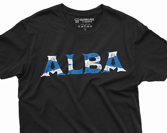 Alba Shirt Schotland Nationale Vlag Tee Schotland Heren Womens Unisex T Shirt Schotland Patriotic Shirt Schotse Geschenken Voor Vriend Vader Oom Moeder