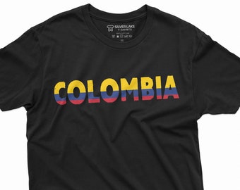 Colombia Shirt Colombia National Flag Tee Colombia Patriotic Shirt Colombia Traveler Gift Colombia Lover Tee Playera Colombiana