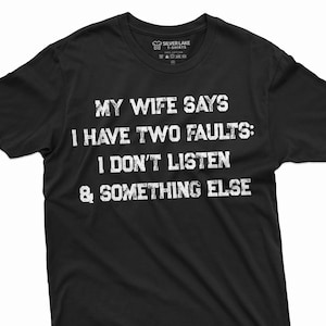 Men&#39;s Funny Shirt Husband T-Shirt Funny Husband Tee Husband Gifts Shirt For Husband Gift From Wife Husband Birthday T Shirt Family Tees