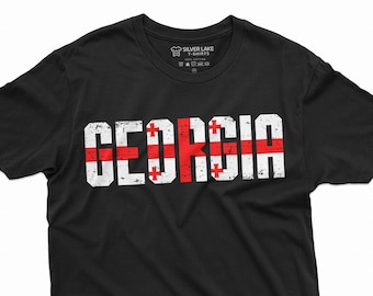 Chemise Géorgie homme T-shirt Sakartvelo Cadeaux géorgiens Chemise drapeau patriotique de la Géorgie Chemise pays de la Géorgie Idées cadeaux géorgiennes T-shirts géorgiens