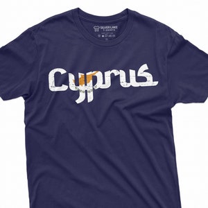 Men&#39;s Cyprus Shirt Cyprus National Flag Shirt Cyprus Patriotic Shirt Cyprus Lover Tee Cyprus Traveler T Shirt Cypriot Gifts