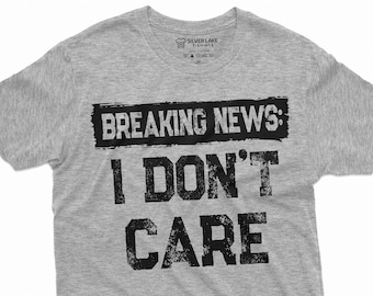Grappig Sarcastic T-Shirt I Don't Care Shirt Idc T Shirt Shirt Met zeggen Humorous Tee Funny Birthday Gift Tee Grappige Geschenken Voor Vriend