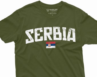 Serbia Patriotic T-Shirt Serbia National Flag Shirt Serbia Tee Serbian Gift Ideas Serbian Gifts Serbian Birthday Gift Serbian Friend Gift