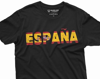 Spanien T-Shirt Spanien Patriotisches Shirt Spanien Nationalflagge Spanisch Geschenke Spanien Liebhaber Tee Spanisch Freund Geschenk Spanisch Geschenk Ideen Spanien Spanien