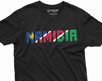 Namibia T-Shirt Namibia Patriotic Tee Namibia National Flag T Shirt Namibia Souvenir Namibia Lover Gift Namibian Gifts Namibia Traveler Tee