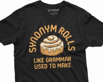 Synonym Rolls Shirt English Teacher T Shirt Funny Grammar Shirt Book Lover Gift Bookworm Shirt Funny Gift For Teacher Gift For Her