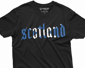 Schotland T-Shirt Schotland Nationale Vlag Tee Schotland Patriotic Shirt Schotland Lover Shirt Schotse Gift Ideeën Schotse Vriend Gift Tee