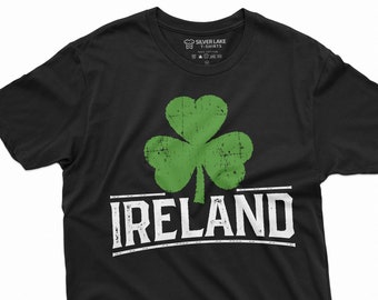 Ireland Clover Shirt Irish Patriotic Tee St Patrick's Day T-Shirt Clover Shamrock Tees Saint Patrick Shirts For Mom Dad Him Her