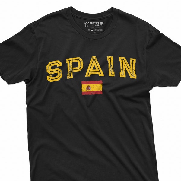 Spain T-Shirt Spain Patriotic Shirt Spain Natonal Gift Tee Spanish Gift Ideas Spanish Birthday Gift Camiseta España Regalos España