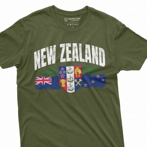 New Zealand T-Shirt New Zealand Patriotic Tee New Zealand National Flag Shirt Gift For Kiwi Zealander Shirt For Zealander Kiwi Birthday Gift