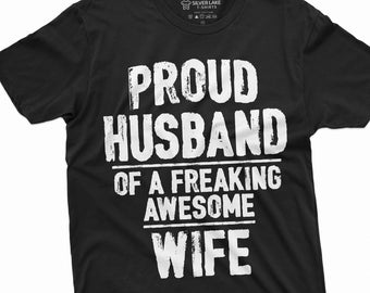Stolt make-t-shirt årsdagen-presenter alla hjärtans dag-tröja för make alla hjärtans dag-presenter make födelsedag-t-shirt äktenskap-tröjor make-presenter