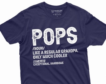 Pops Shirt For Grandpa Funny Pops Shirt Humorous Grandpa T-Shirt Grandpa Tshirt Grandpa Gift Ideas Father's Day Gift For Grandpa