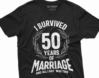 Anniversary Custom T-Shirt Couple Custom Tee Anniversary Gift Ideas 30th 40th 50th Anniversary Shirt Gift For Wife Gift For Husband