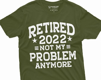 Gepensioneerd 2022 shirt grappig gepensioneerd shirt pensioen partij T-shirt pensioen shirts pensioen geschenken cadeau voor gepensioneerde vader opa