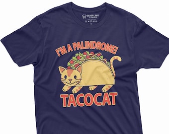 Taco katt skjorta, rolig taco skjorta, taco älskare skjorta, taco tee, kattälskare tacocat skjorta, mexikansk mat skjorta, taco älskare gåva