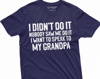Camiseta familiar divertida, camiseta familiar, camiseta para amantes del abuelo, camisetas para nietos y nietas, camisetas Unisex, camisetas de vacaciones familiares