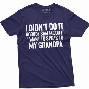 Funny Family Shirt Family Tee Grandpa Lover T-Shirt Adult Grandson Granddaughter Shirts Unisex Tee Family Holiday Tee Shirts