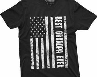 Best Grandpa Ever Shirt Grandpa Gift Shirts for Men Fathers Day Gift Birthday Gift for Grandpa Grandpa Shirt Grampy Shirt Patriotic Grandpa