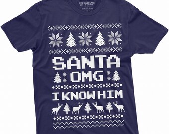 Funny Christmas Shirt Santa Claus T-Shirt Family Santa Shirt Christmas Party Tee Xmas Shirts Christmas Party Tee Gift For Christmas
