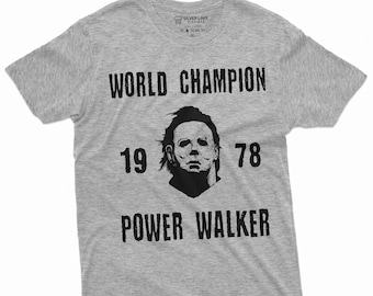 Michael Myers World Champion T-Shirt Horror Character Tee Scary Movie Shirt Horror Lover Tee Halloween Gifts Halloween Shirt