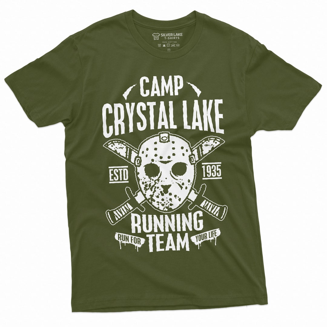 Camp Crystal Lake Counselor T-Shirt - Jason Hockey Mask TGIF