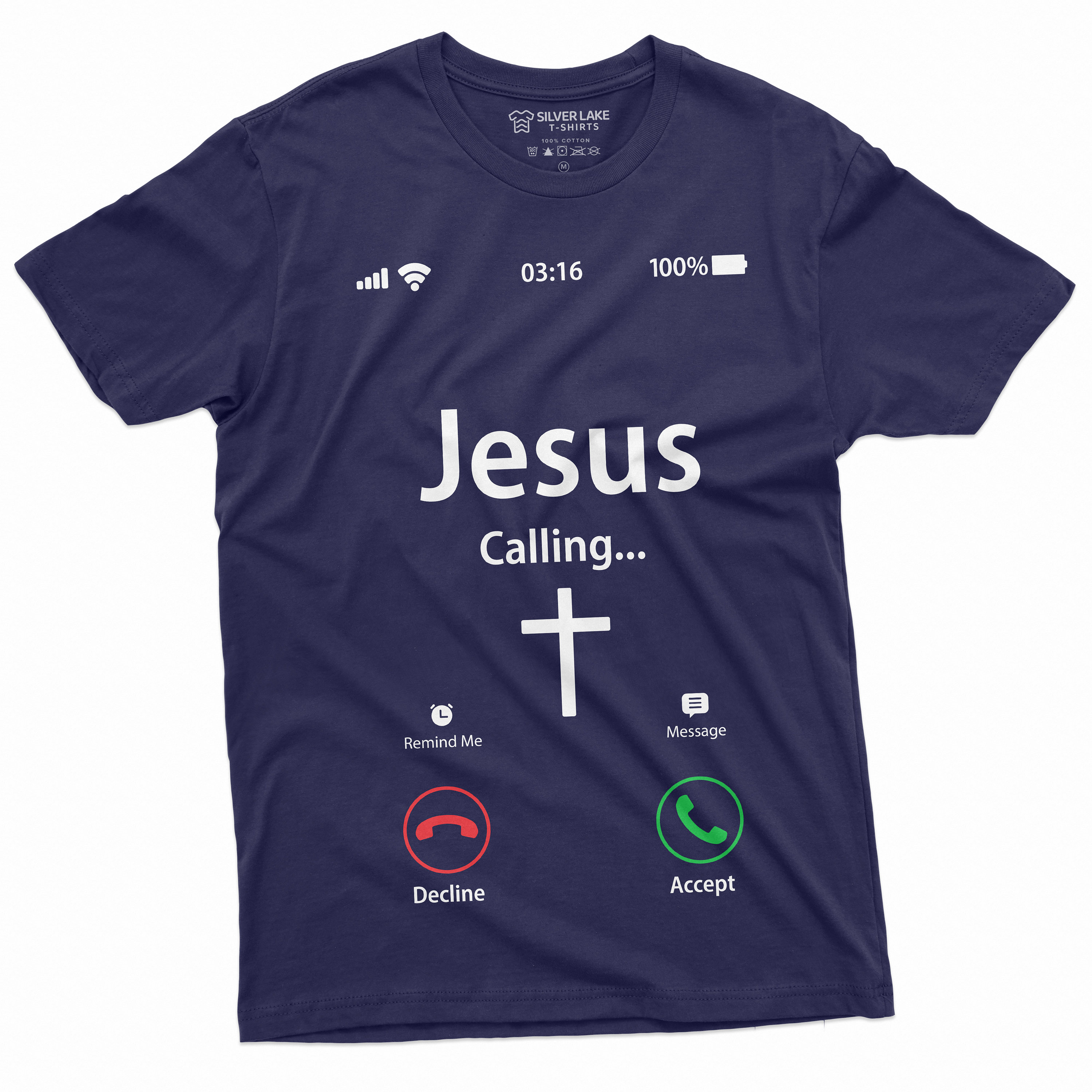 Jesus Is Calling - Christian T Shirt Jesus Is Calling - Christian T Shirt