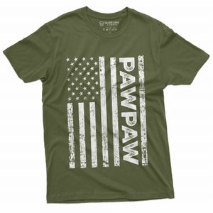 Papaw American Flag T-Shirt Grandpa Gifts Men Tee Shirts Papaw American Flag T-Shirt Grandpa Gifts Men Tee Shirts