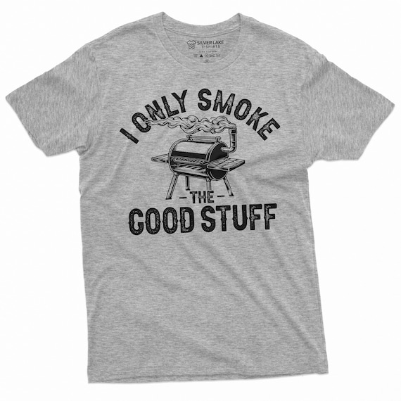 Men's BBQ Shirt I only Smoke Good Stuff Shirt Barbecue BBQ T-Shirt Cook Chef Shirs Funny Cooking T-Shirt Father's Day Gift For Him Dad
