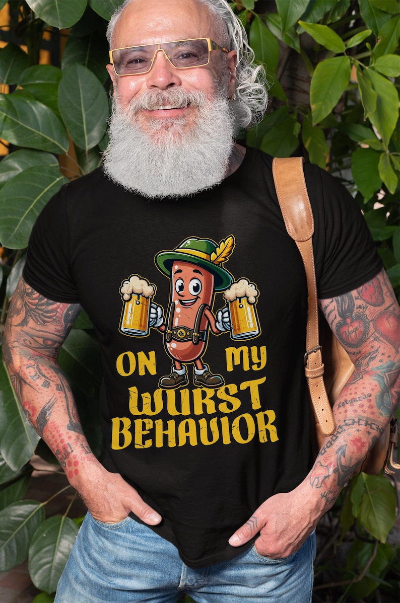 Oktoberfest-shirt mannen drinkfeest shirt Oktoberfest bier T-shirts grappig gezegde shirt humoristische cadeaus voor hem mannen afbeelding 1