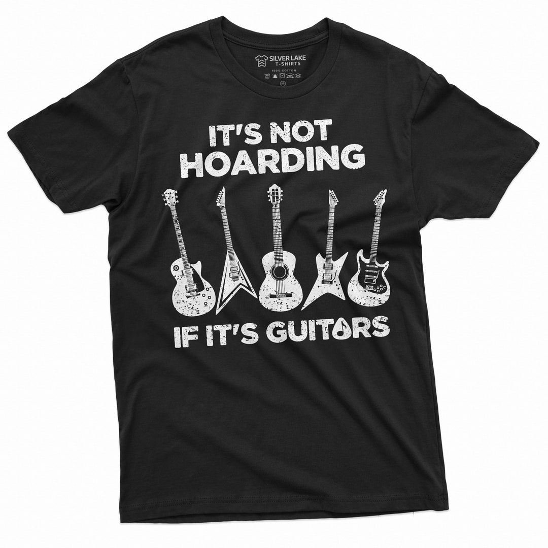 It IsHoarding If It's Guitars Cappello Da Musica Unisex: Berretto Baseball Papà Trucker Lavato, Regolabile, Cotone, Regalo Per Musicisti