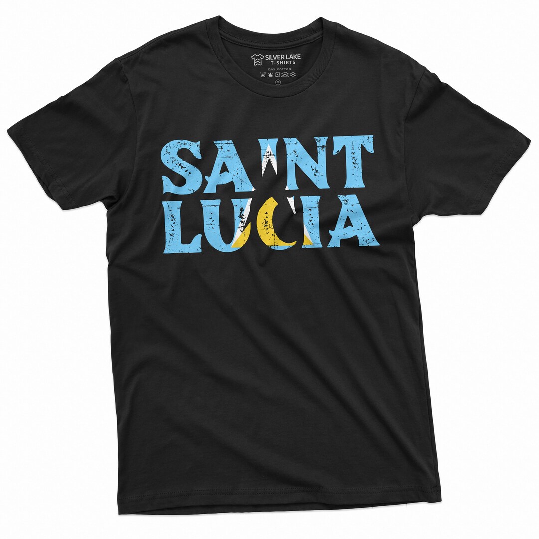 Saint Lucia Flag Pride Tee