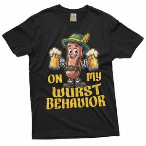 Oktoberfest-shirt mannen drinkfeest shirt Oktoberfest bier T-shirts grappig gezegde shirt humoristische cadeaus voor hem mannen afbeelding 2