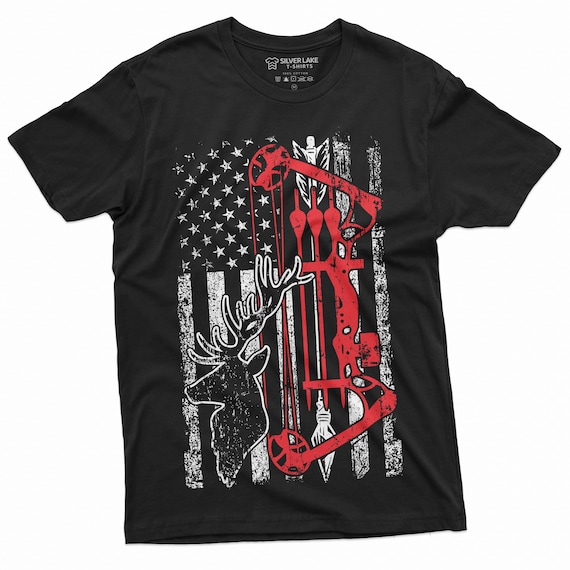 Deer Hunting And America Flag Tshirt Hunting Lover Gift Deer Hunting And America Flag Tshirt Hunting Lover Gift