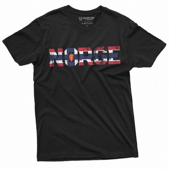 Norwegian Pride Flag T-Shirt Norway Shirt Great Gift Tee Norwegian Pride Flag T-Shirt Norway Shirt Great Gift Tee