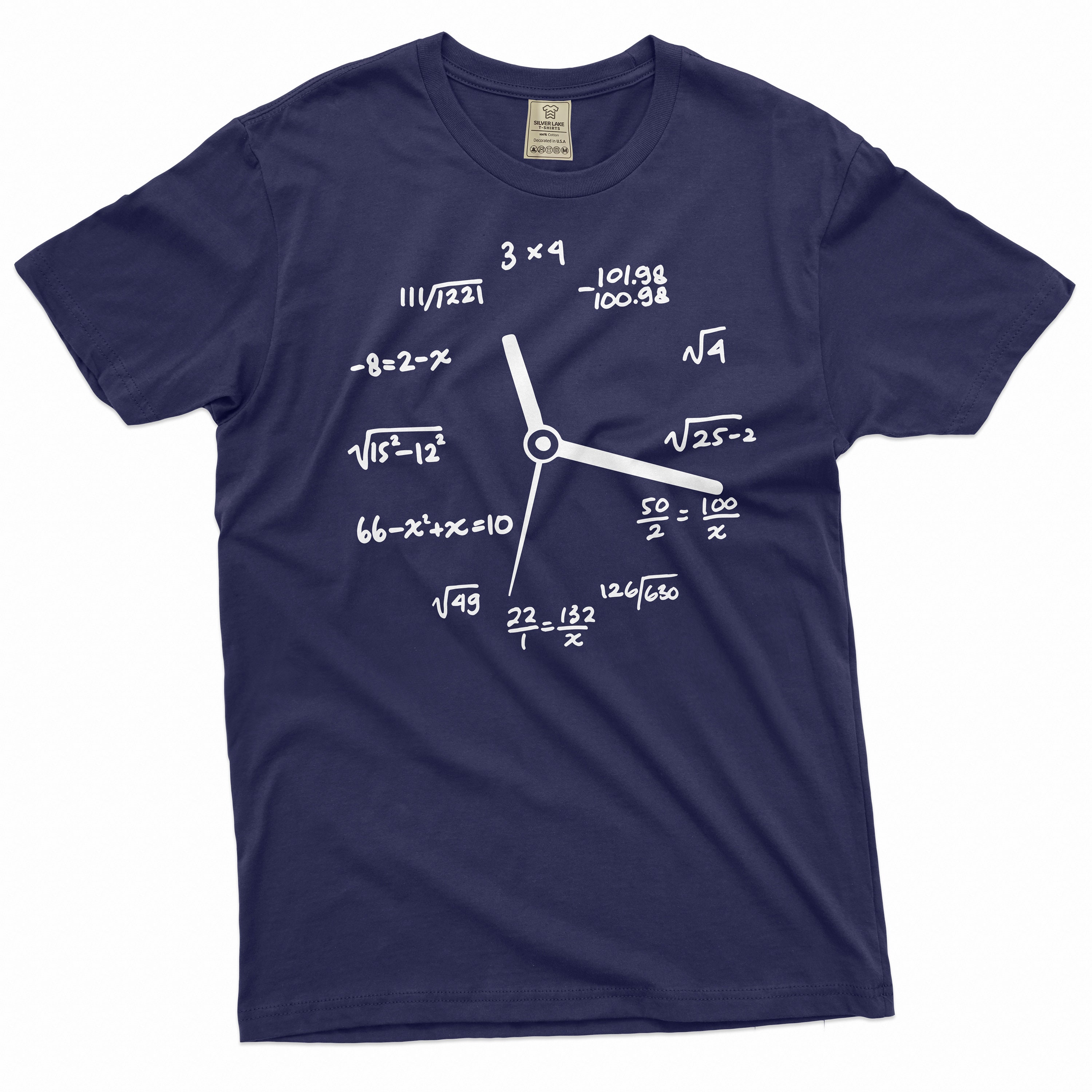 Mini Mu Math Shirts Math Clock Shirt Funny Math Shirt Math Gifts Mathematics Funny Shirt ...