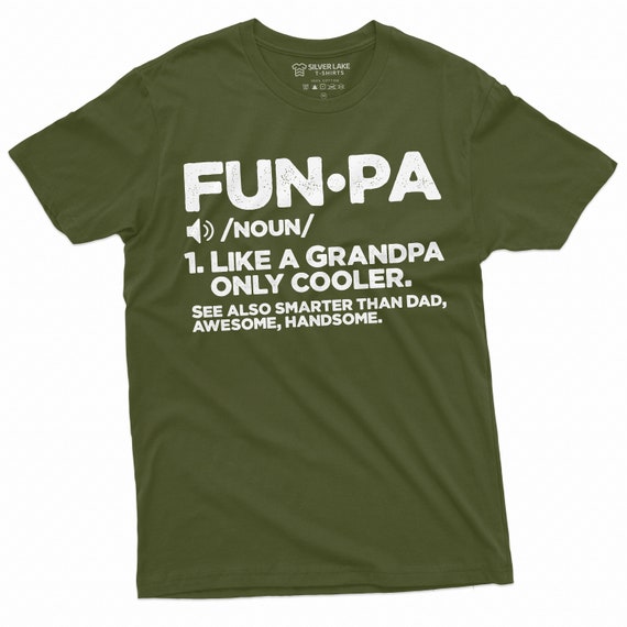 Mens Papa Like A Grandpa Only Cooler T-Shirt Fathers Day Gift Tee Mens Papa Like A Grandpa Only Cooler T-Shirt Fathers Day Gift Tee