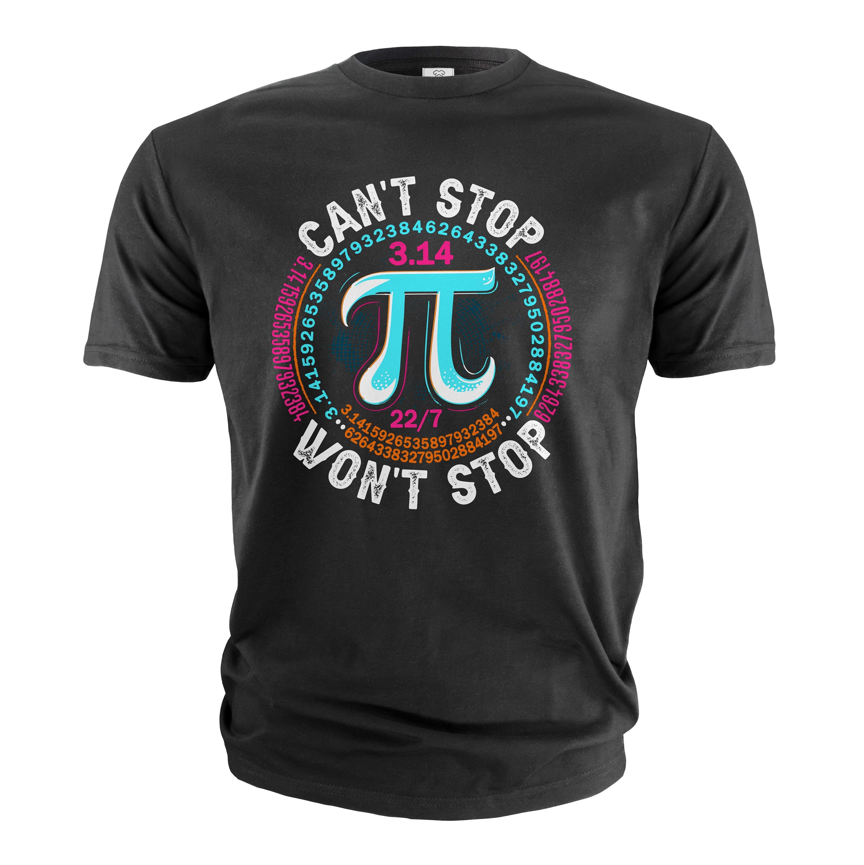 Stop Doign Math Men's Can't Stop Won't Stop Shirt Pi Day Shirt Funny Math Shirts ...