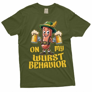 Oktoberfest-shirt mannen drinkfeest shirt Oktoberfest bier T-shirts grappig gezegde shirt humoristische cadeaus voor hem mannen afbeelding 4