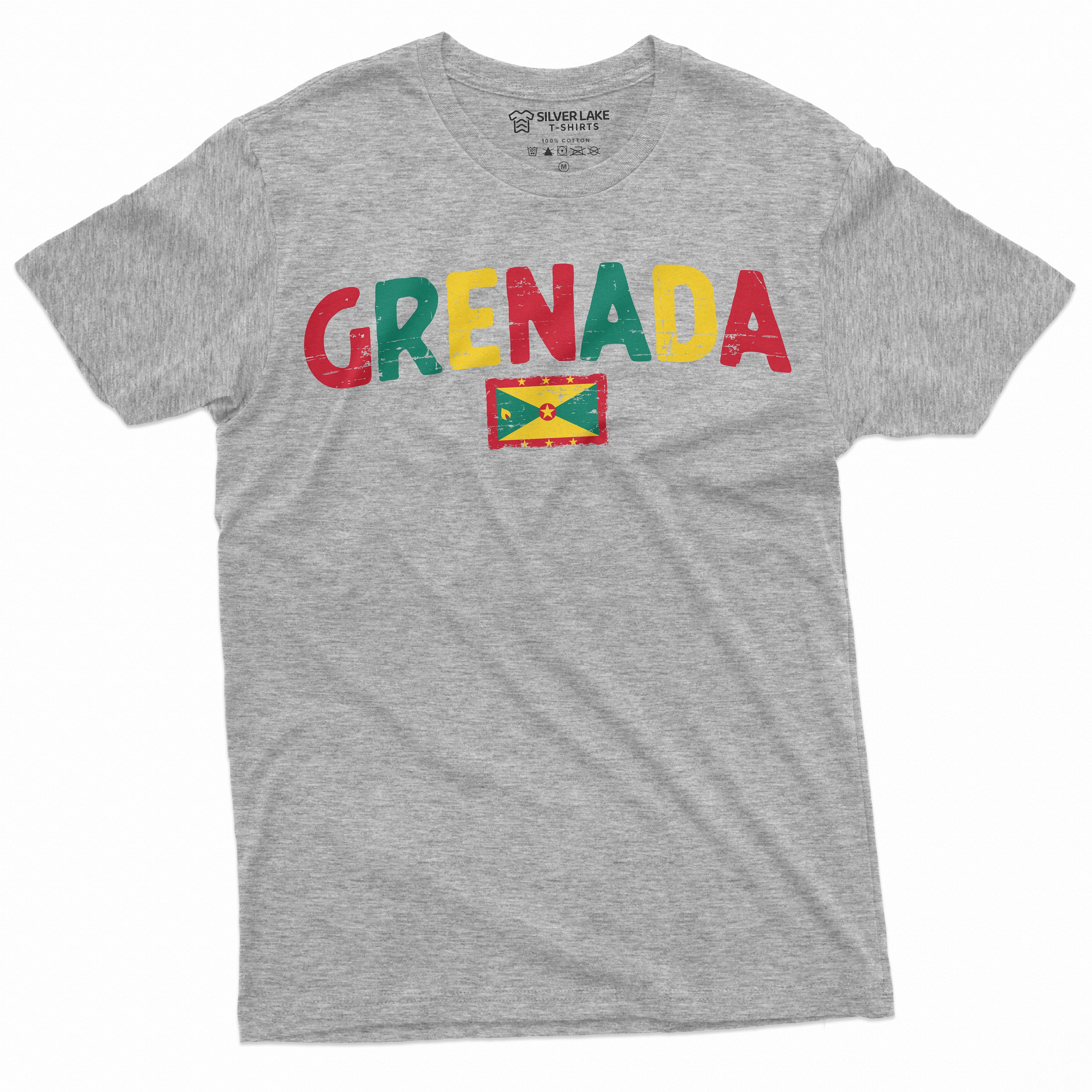 T-shirt Patriotique Grenade - Imprimé Drapeau National - Manches Courtes - Taille Normale - Neuf Avec étiquettes - Fait Main Aux USA