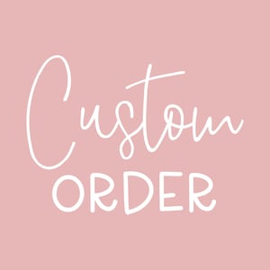 Custom order fee - for customizing existing product, contact before purchase.