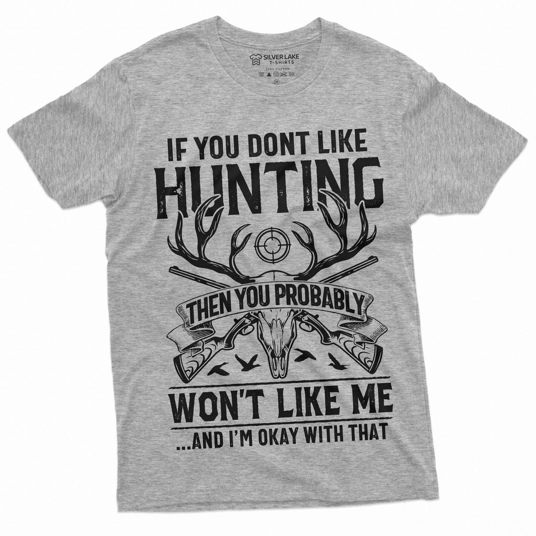 Deer Hunting Tshirt American Hunter Shirt Gift for Hunters Fathers Day Hunting Gift Hunting