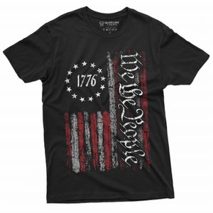 We The People Shirt USA Flag T-Shirt Patriotic Tee Shirt 1776 Freedom T Shirt 4th Of July Gift Fourth Of July Shirt 4th Of July Party Tee