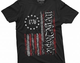 We The People Shirt USA Flag T-Shirt Patriotic Tee Shirt 1776 Freedom T Shirt 4th Of July Gift Fourth Of July Shirt 4th Of July Party Tee