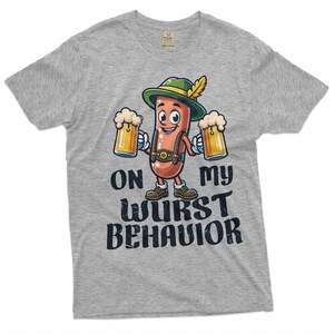 Oktoberfest-shirt mannen drinkfeest shirt Oktoberfest bier T-shirts grappig gezegde shirt humoristische cadeaus voor hem mannen afbeelding 5