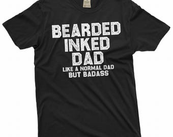 Camiseta masculina pai pai com barba camisa presente de dia dos pais camiseta barba camisa pai presente de aniversário engraçado camiseta humorística para ele pai pai