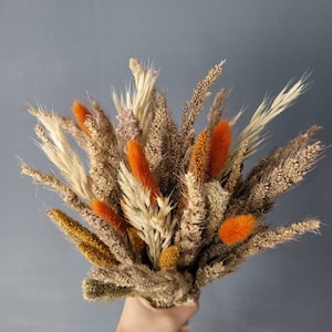 Dried Flowers Bouquet, Autumn Bouquet, Dried Flowers Bunch, Rusty Flower Bouquet, Gift Flower Bouquet, Everlasting Flowers, Gift for Mom