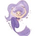 see more listings in the Watercolor Mermaid section